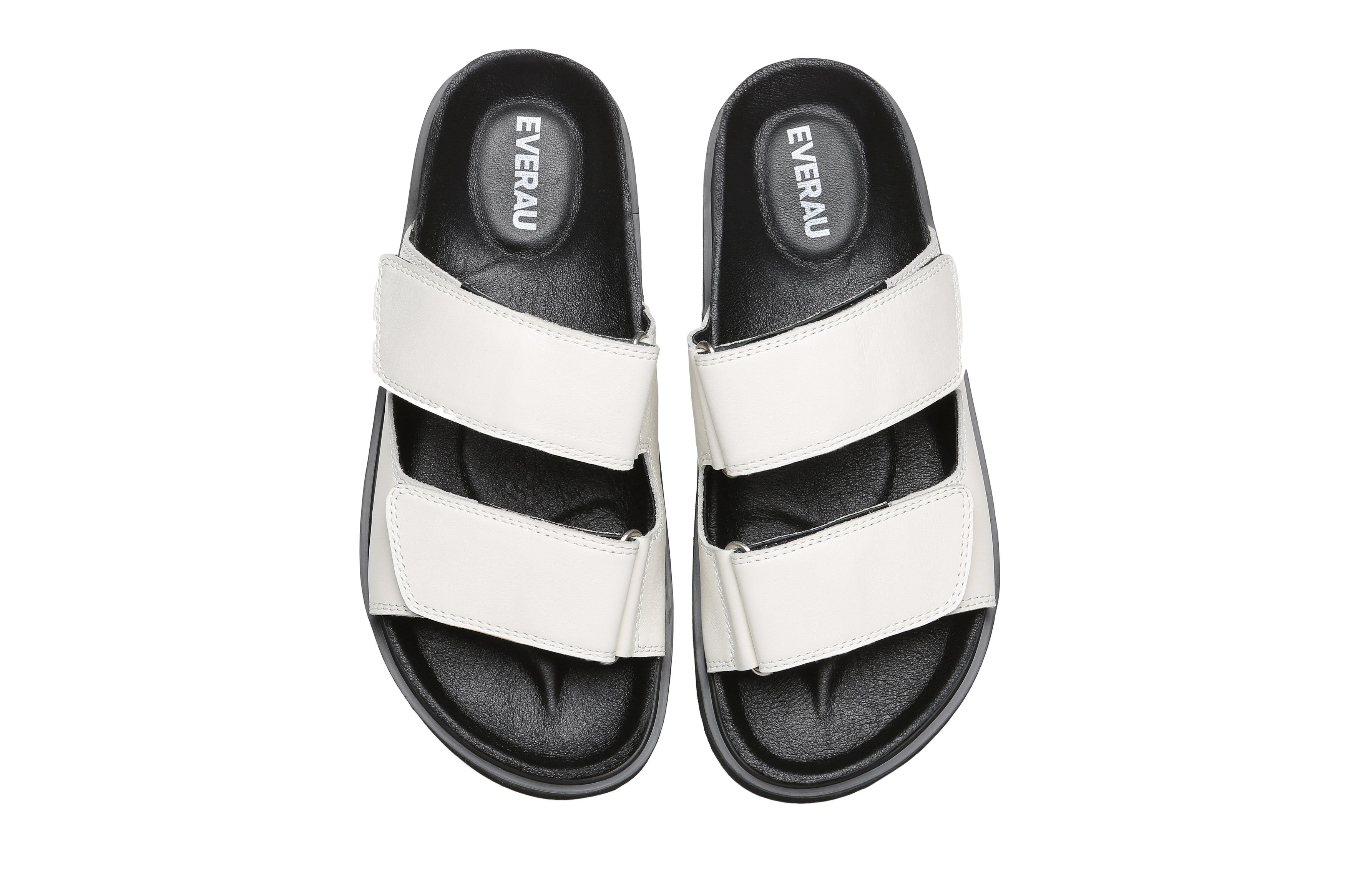 EVERAU® Summer Slide Kora - Sandals - Cream - AU Ladies 4 / AU Men 2 / EU 35 - Uggoutlet
