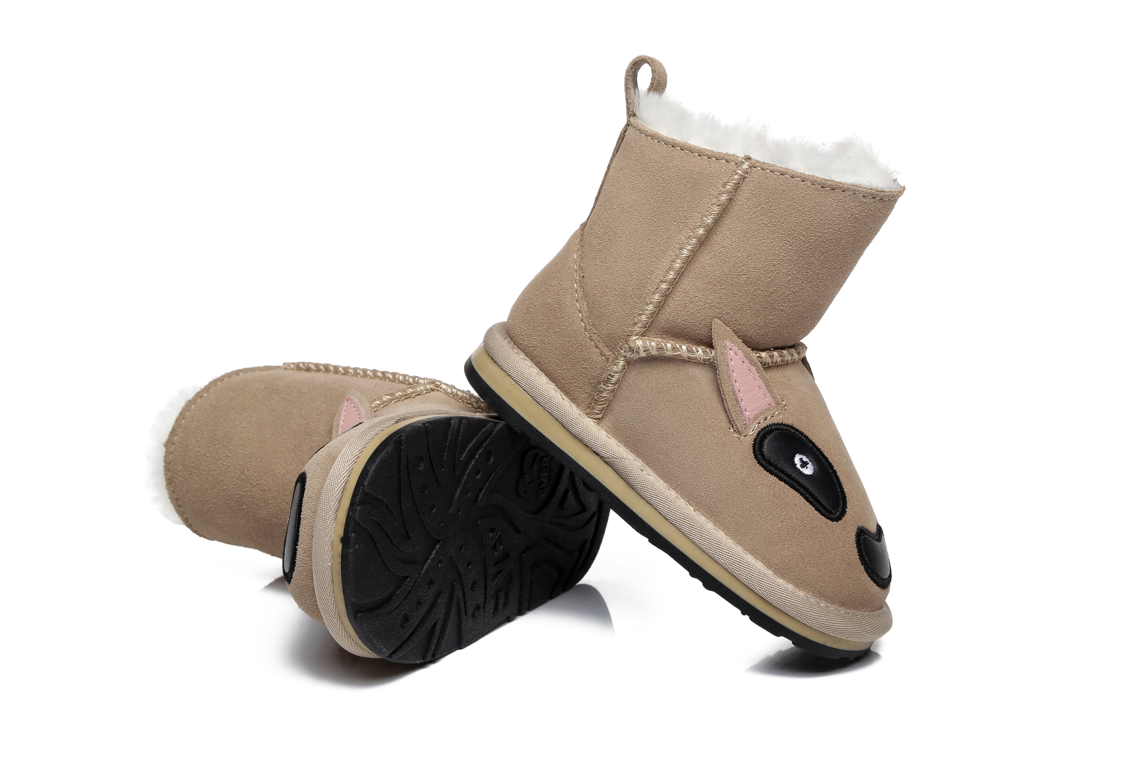 EVERAU® Ugg Boots Bull Terrier Toddler - UGG Boots - Sand - S - Uggoutlet