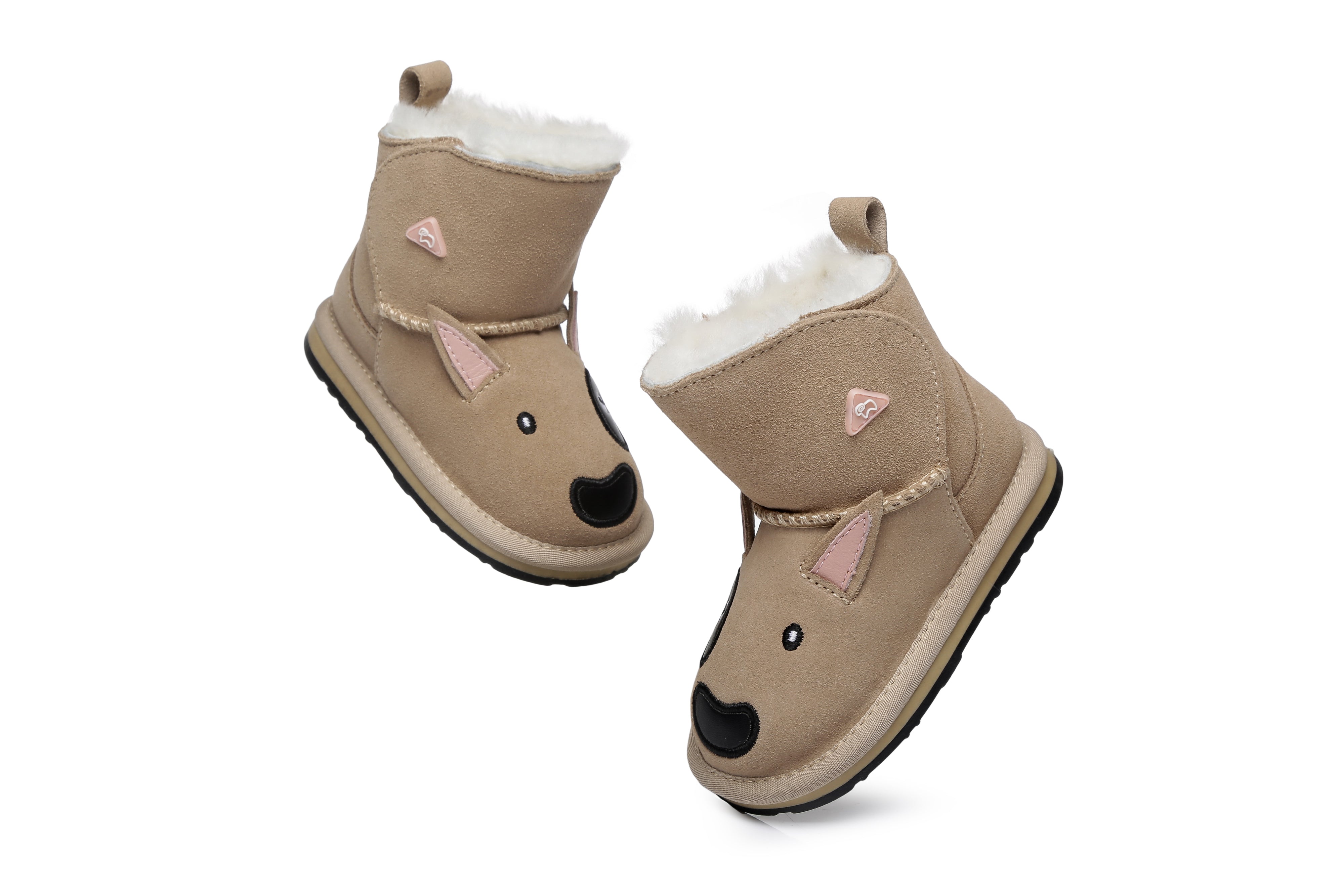 EVERAU® Ugg Boots Bull Terrier Toddler - UGG Boots - Sand - S - Uggoutlet