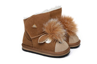 EVERAU® Ugg Boots Pony Toddler - UGG Boots - Chestnut - S - Uggoutlet