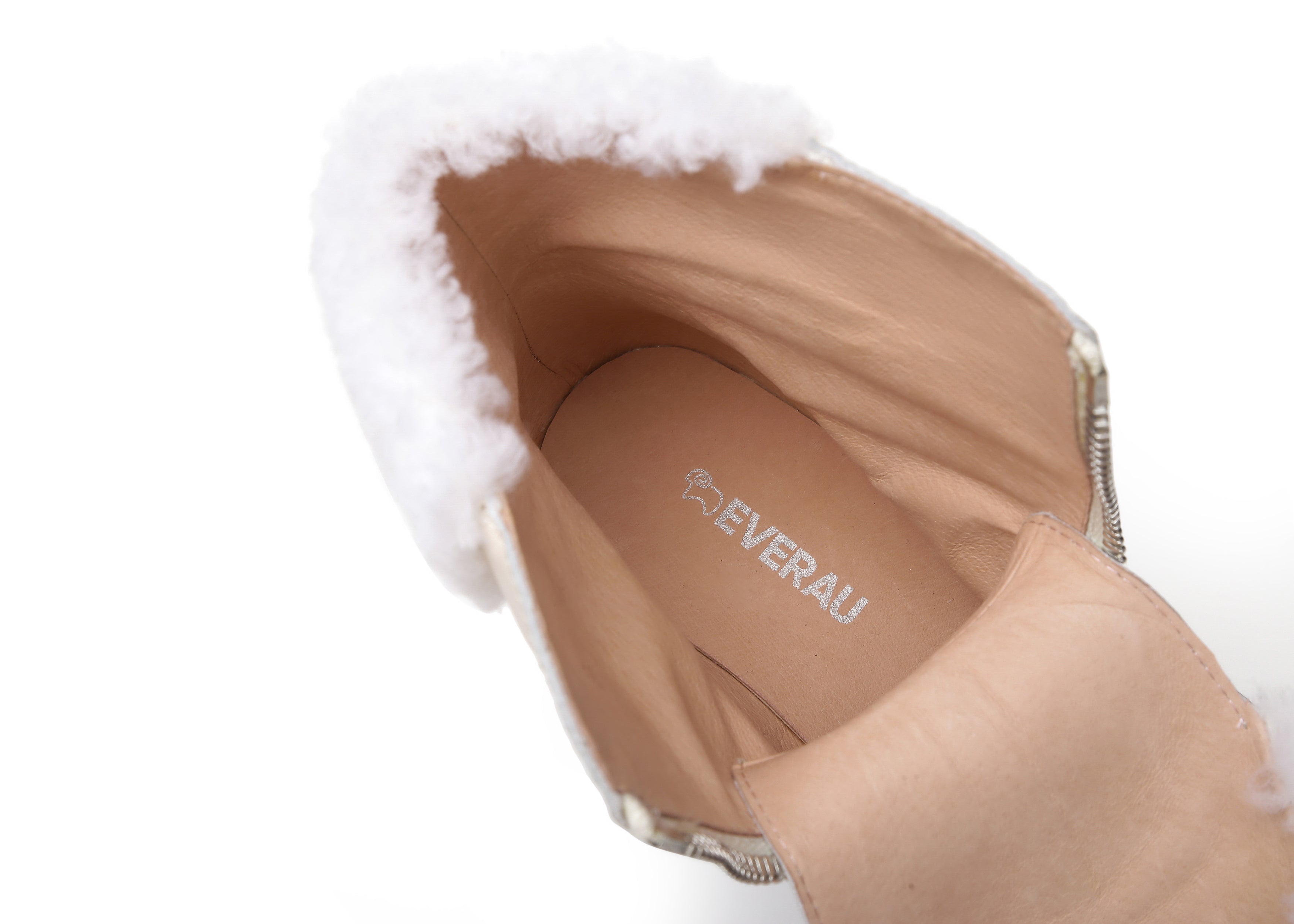 EVERAU® Zip Up Chunky Boots Women Harley - UGG Boots - Beige - AU Ladies 4 / AU Men 2 / EU 35 - Uggoutlet