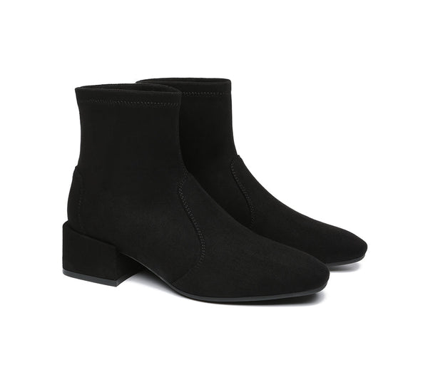 Fashion Boots - Ankle Sock Microsuede Boots Women Kenia