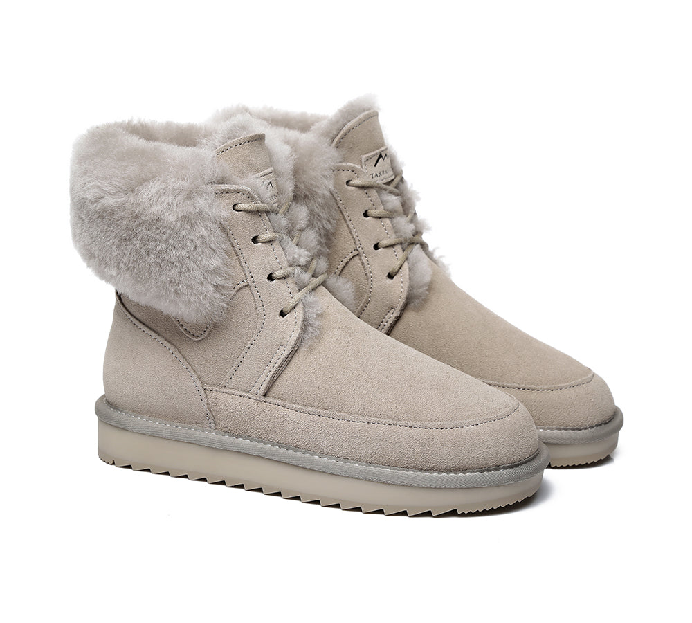 Fashion Boots - TA Dora Fashion Lace Up Suede Boots