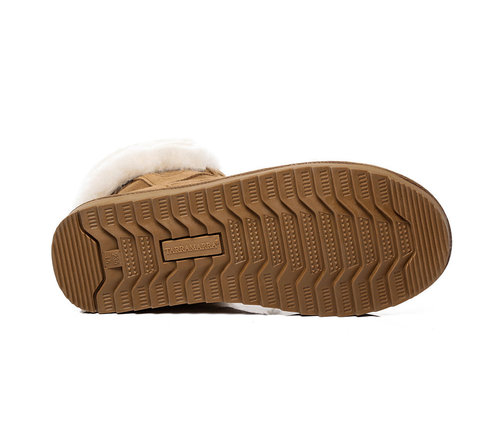 Fashion Boots - TA Dora Fashion Lace Up Suede Boots