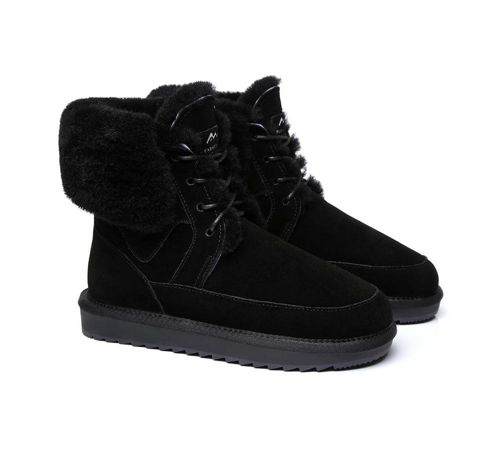 Fashion Boots - TA Dora Fashion Lace Up Suede Boots