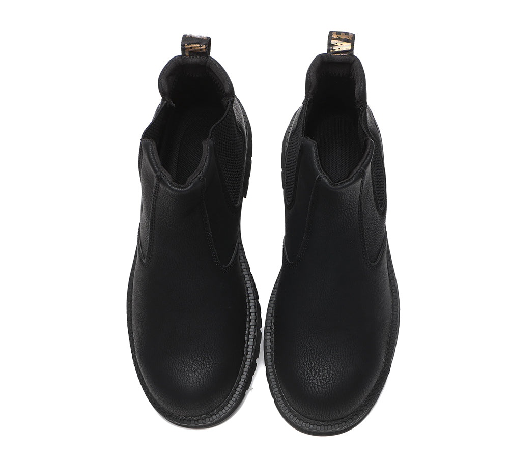 Fashion Boots - Work Safety Ankle Boots Men Jeffrey