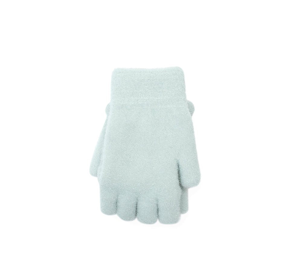 Fingerless Ultra Plush Knit Bearling Gloves - Gloves - Green - One Size - Uggoutlet