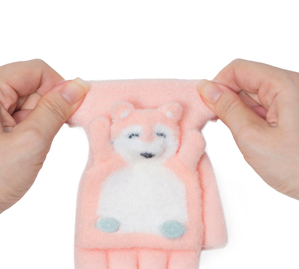 Fingerless Ultra Plush Knit Bearling Gloves - Gloves - Light Pink - One Size - Uggoutlet