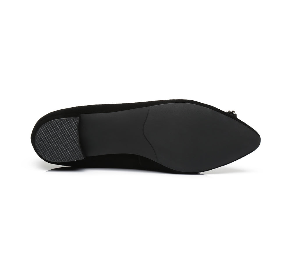 Flats - AS UGG Women Leather Ballet Flats Isabella