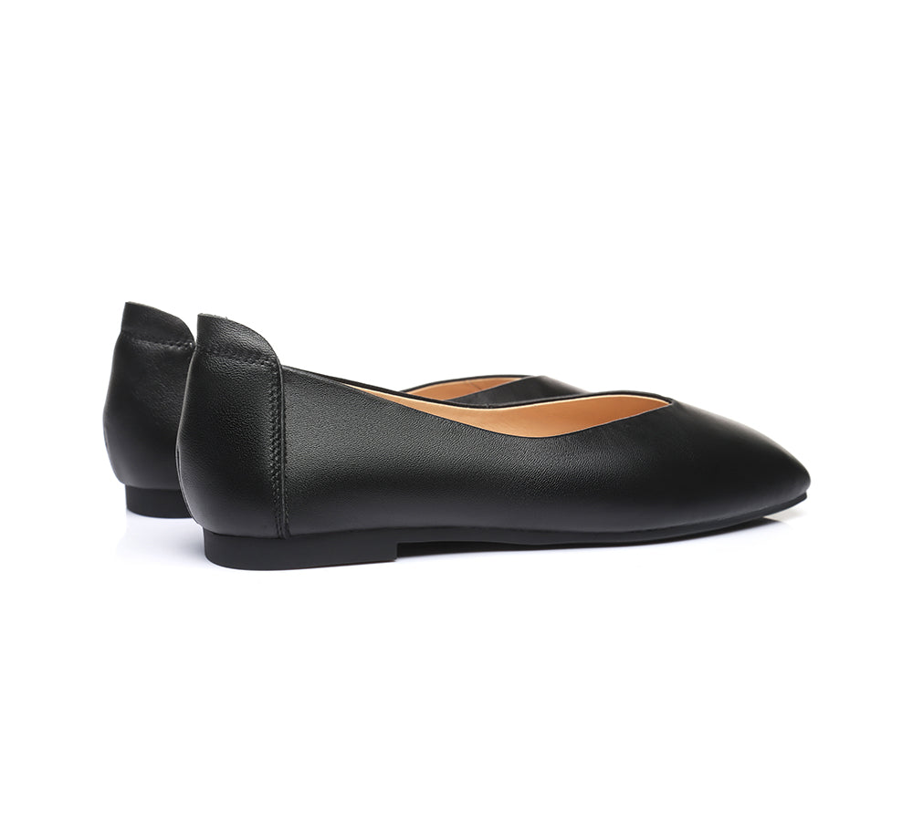 ugg leather flats