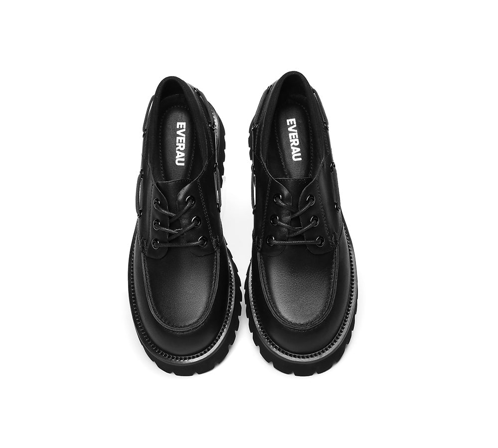 Flats - Women Chunky Platform Lace-up Flat Willa