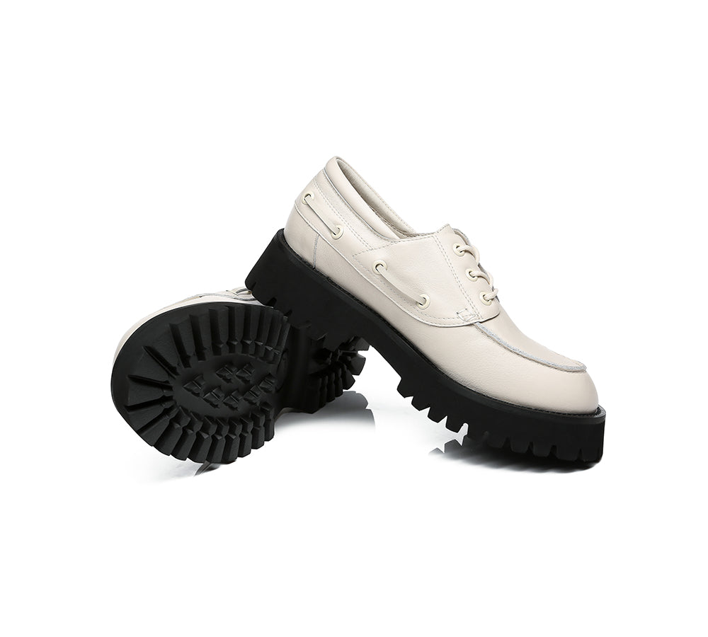 Flats - Women Chunky Platform Lace-up Flat Willa
