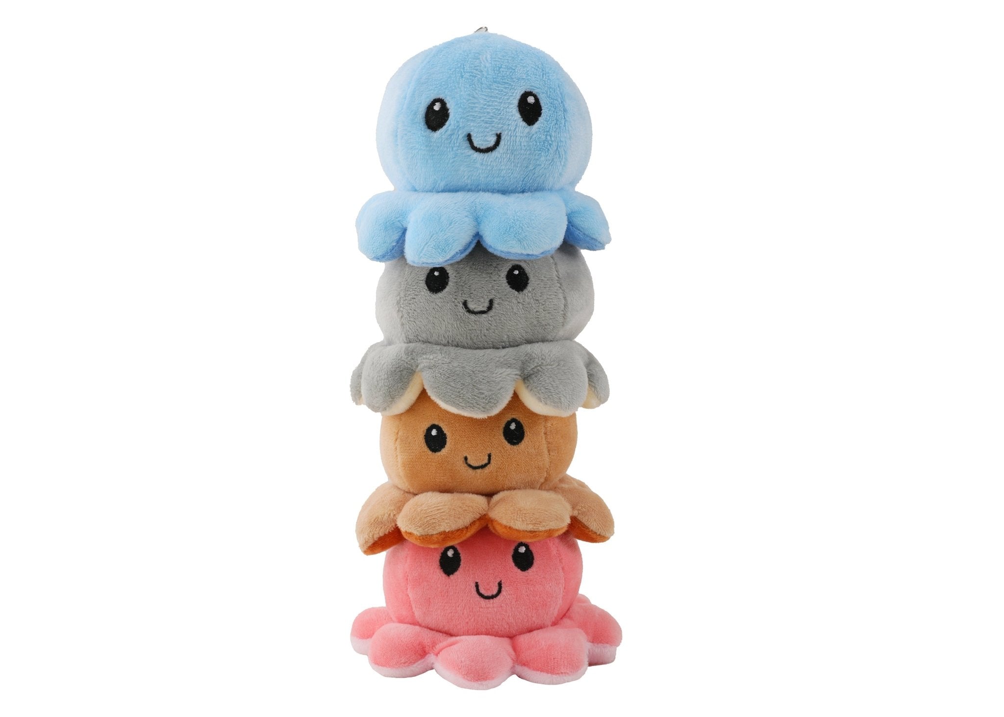 Flip Octopus Plush Key Chain Large - Accessories - Pink/dark Pink - Uggoutlet