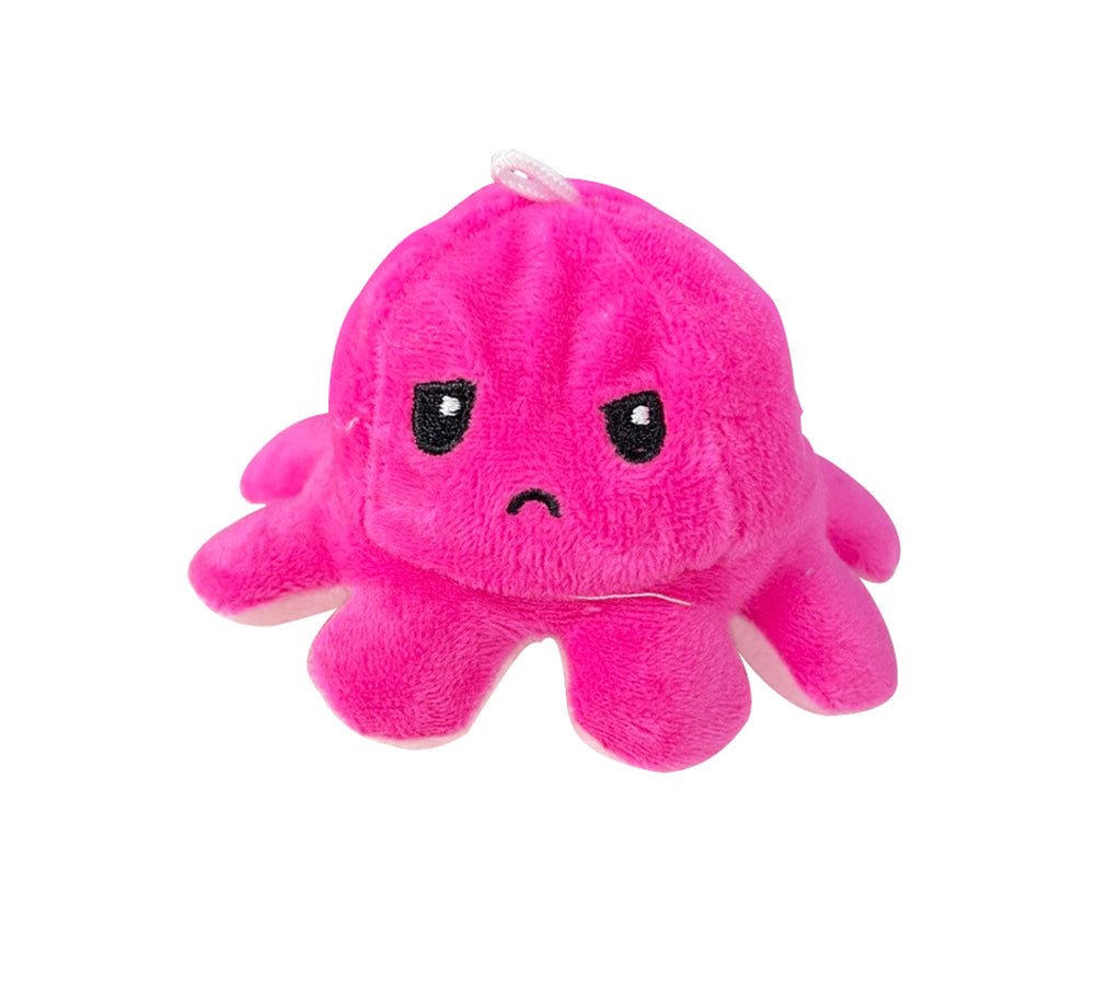 Flip Octopus Plush Key Chain Small - Pink/Dark Pink - One Size - Uggoutlet