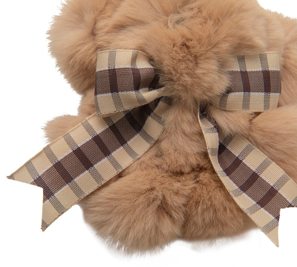 Fluffy Bear Keyring - Accessories - Brown - One Size - Uggoutlet