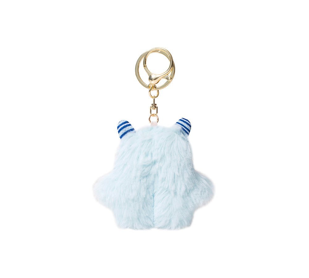 Fluffy Cute Cylin Keyring - keyring - Blue - One Size - Uggoutlet