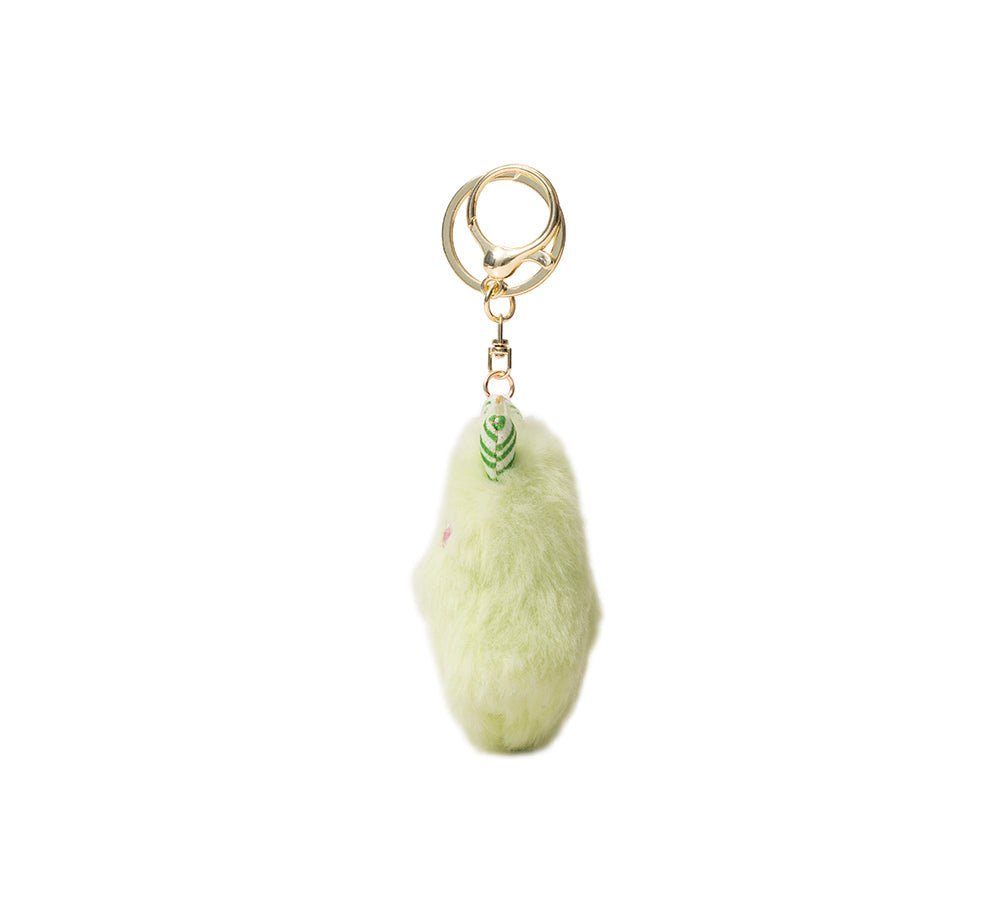 Fluffy Cute Cylin Keyring - keyring - Green - One Size - Uggoutlet