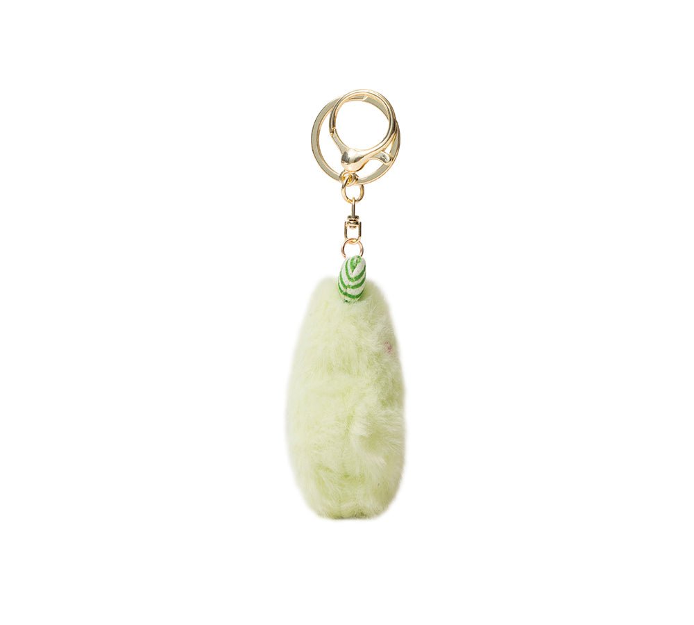 Fluffy Cute Cylin Keyring - keyring - Green - One Size - Uggoutlet