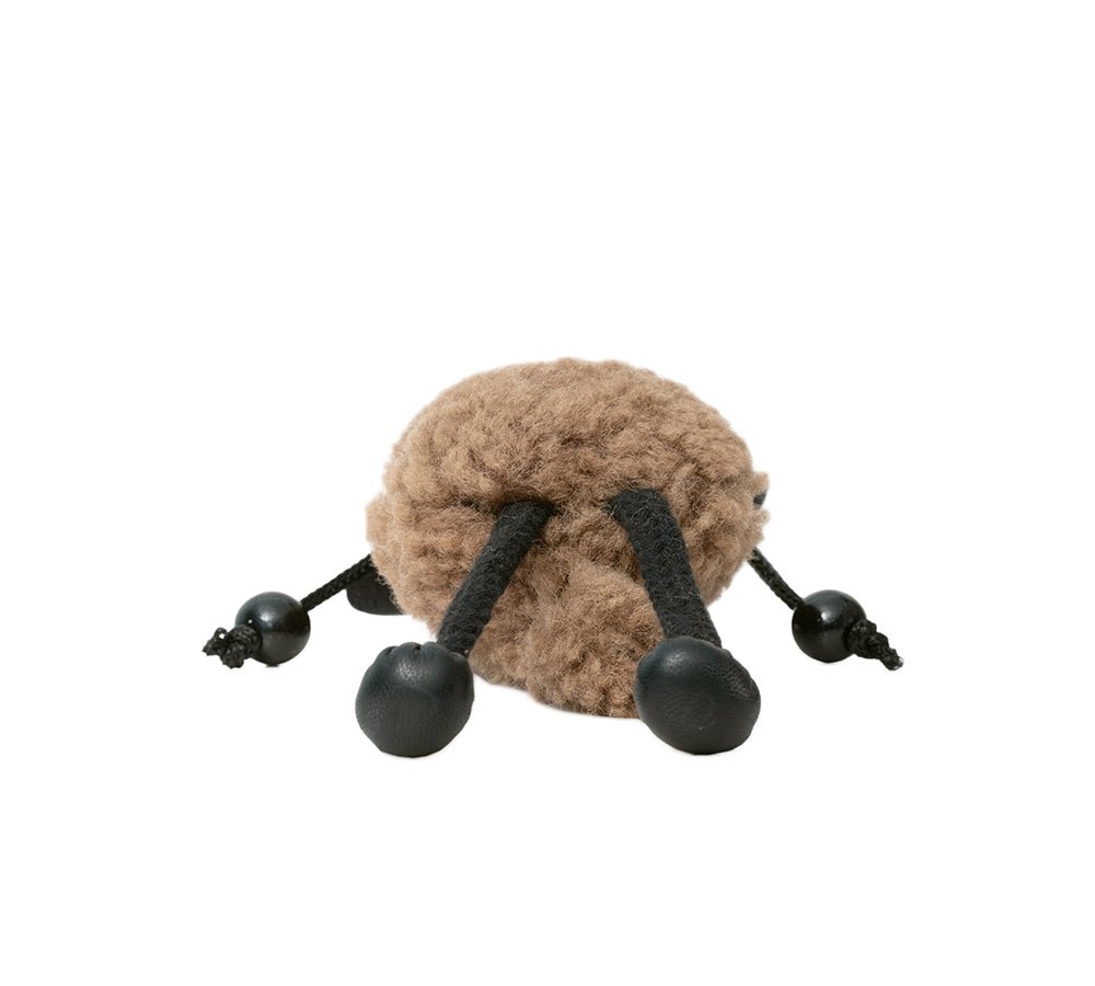 Fluffy Sheepskin Wool Sheep Keyrings - keyring - Brown - One Size - Uggoutlet