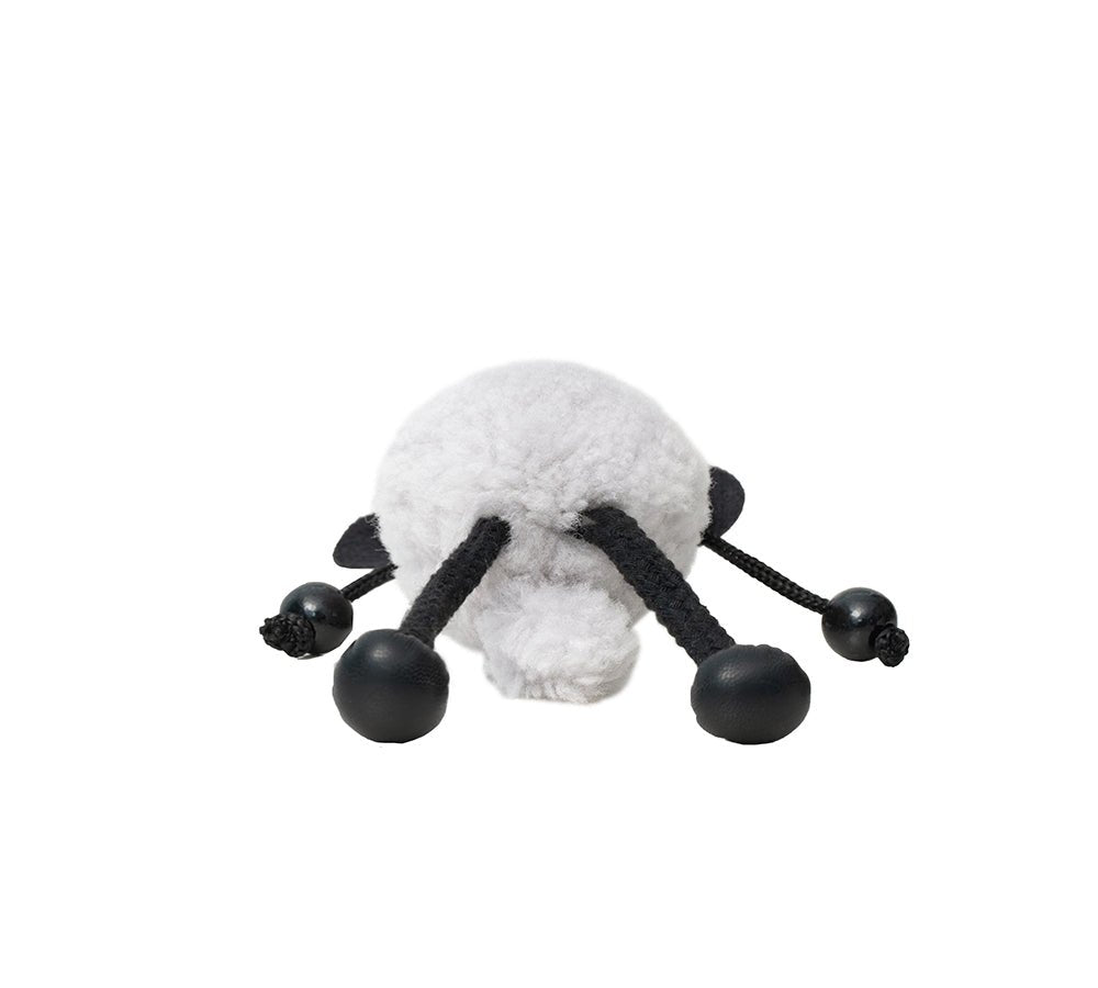Fluffy Sheepskin Wool Sheep Keyrings - keyring - Grey - One Size - Uggoutlet