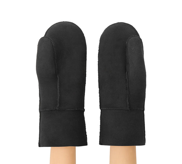 Gloves - Fluffy Sheepskin Wool Mittens