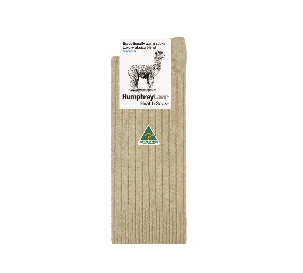 Humphrey Law Alpaca Wool Blend Health Socks - Socks - Antelope - S - Uggoutlet