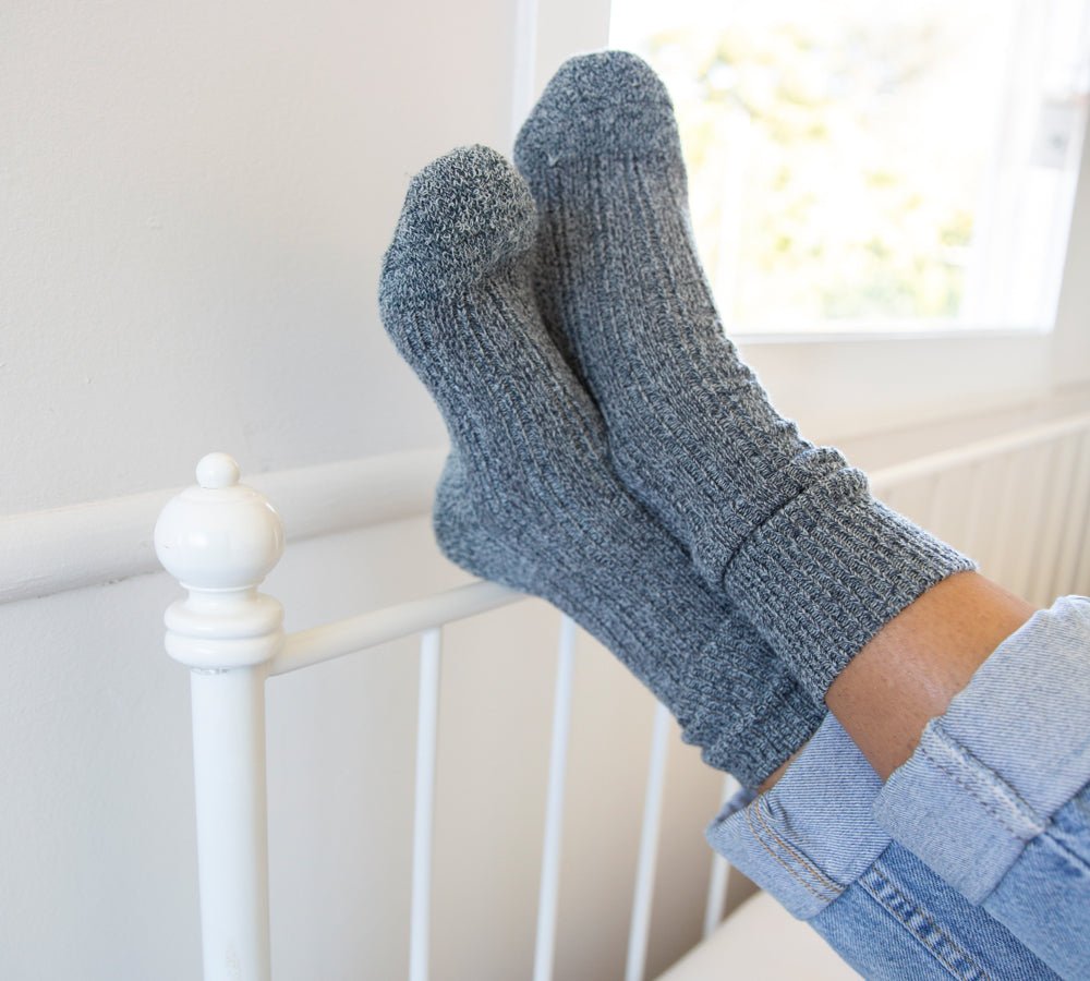 Humphrey Law Merino Wool Winter Health Socks - Socks - Charcoal - S - Uggoutlet