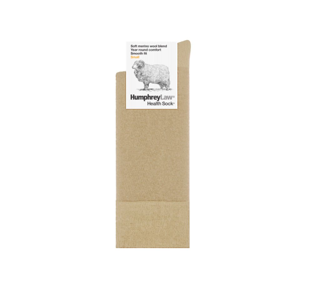 Humphrey Law Women Fine Merino Wool blend Health Socks - Socks - Bone - S - Uggoutlet
