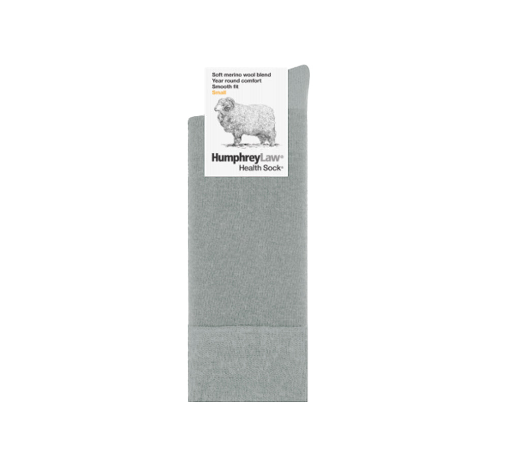 Humphrey Law Women Fine Merino Wool blend Health Socks - Socks - Silver Grey - S - Uggoutlet