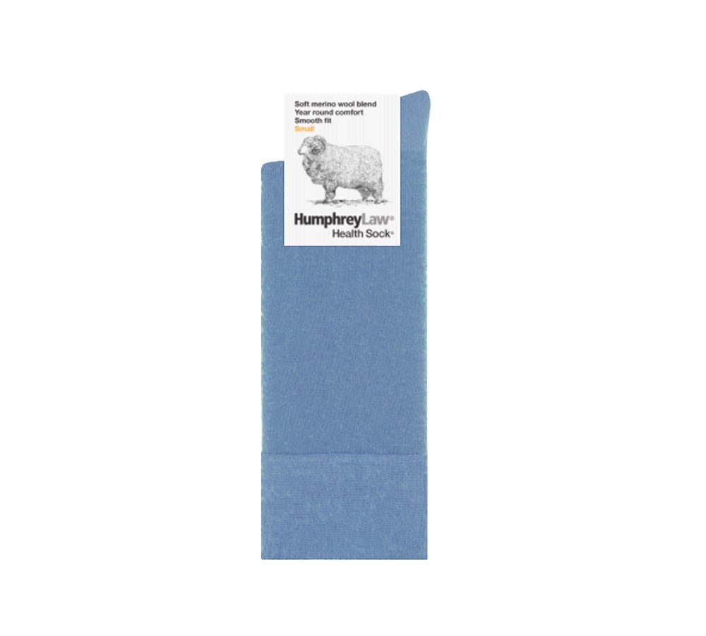 Humphrey Law Women Fine Merino Wool blend Health Socks - Socks - Storm Blue - S - Uggoutlet