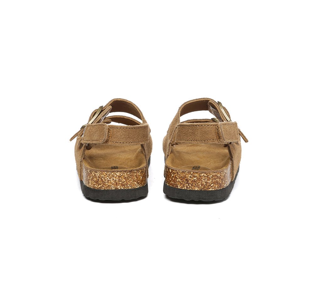 Kids Adjustable Straps Hook and Loop Slingback Summer Sandals - Sandals - Chestnut - AU Kids 4 - 5 / EU 21 - 22 - Uggoutlet