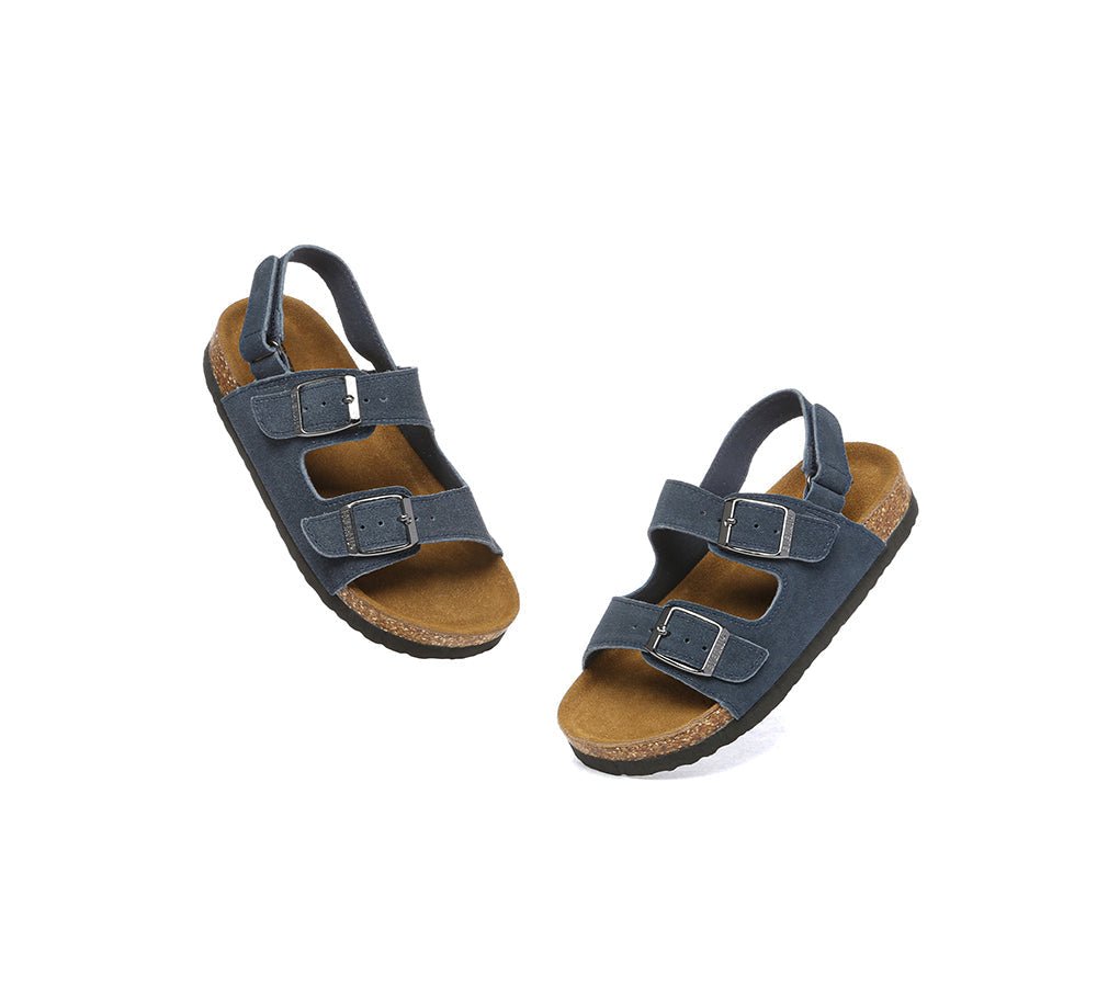 Kids Adjustable Straps Hook and Loop Slingback Summer Sandals - Sandals - Navy Blue - AU Kids 4 - 5 / EU 21 - 22 - Uggoutlet