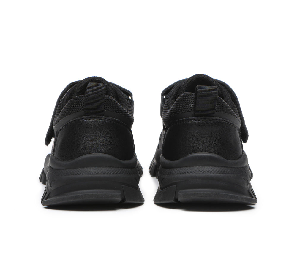 Kids Shoes - Senior Black Leather School Shoes