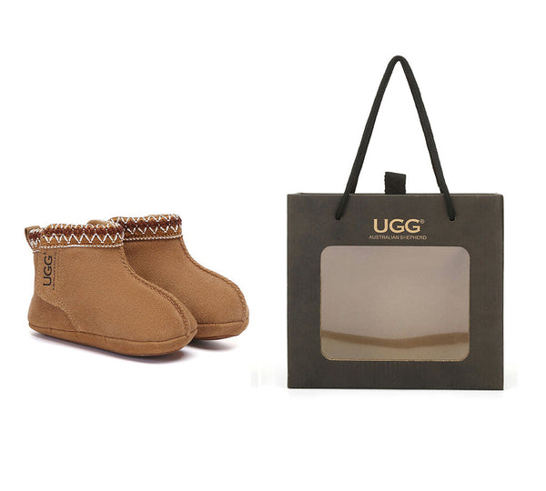 AUSTRALIAN SHEPHERD® UGG Boots Kids Sheepskin Wool Gift Set Barney UGG AUSTRALIAN SHEPHERD