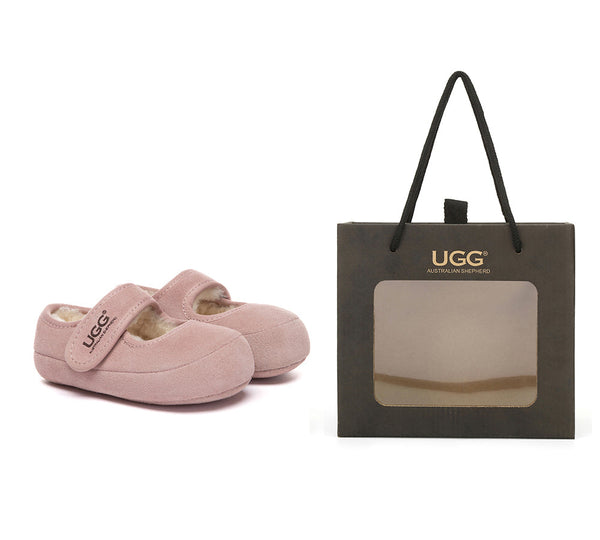 AUSTRALIAN SHEPHERD® UGG Slippers Toddler Mary Jane Gift Set Millie UGG AUSTRALIAN SHEPHERD