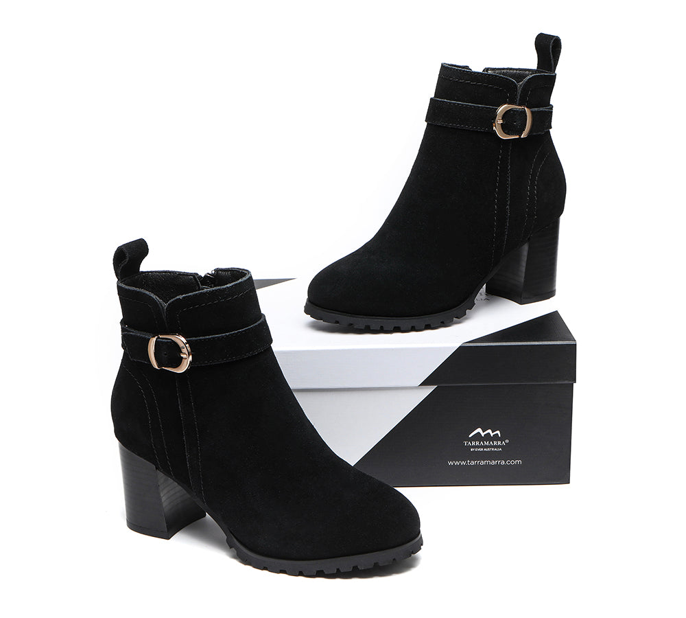 Womens zip up ankle boots cheap