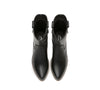 Leather Boots - Women Leather Boots Claudia Mid Calf Pointed Toe