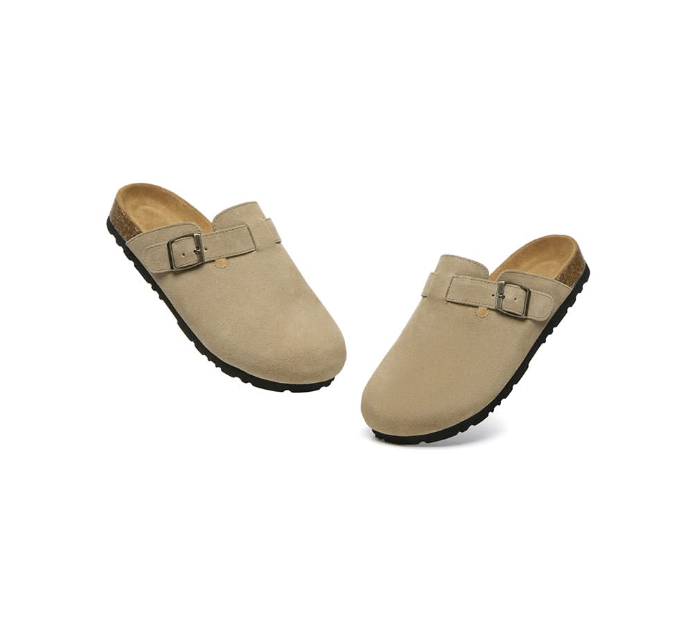 Men Adjustable Buckled Straps Slip - on Flat Sandal Slides Large Size Mason - Slides - Caribou - AU Ladies 14 / AU Men 12 / EU 45 - Uggoutlet