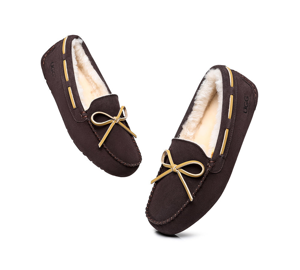 Moccasins - AS UGG Women Casual Flats Joey Ugg Moccasin