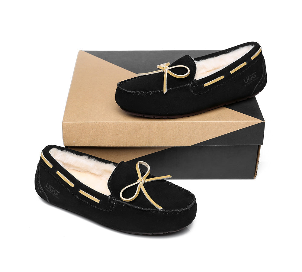Moccasins - AS UGG Women Casual Flats Joey Ugg Moccasin