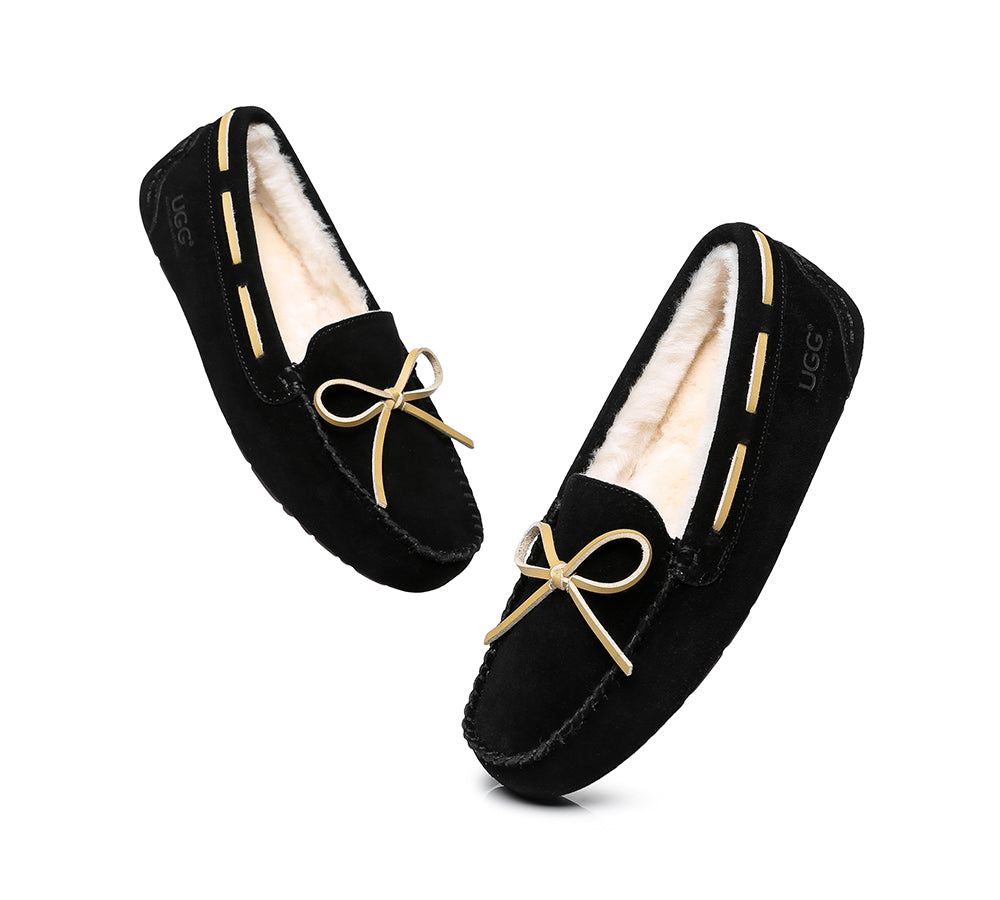 Moccasins - AS UGG Women Casual Flats Joey Ugg Moccasin