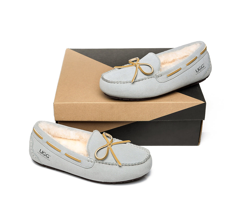 Moccasins - AS UGG Women Casual Flats Joey Ugg Moccasin