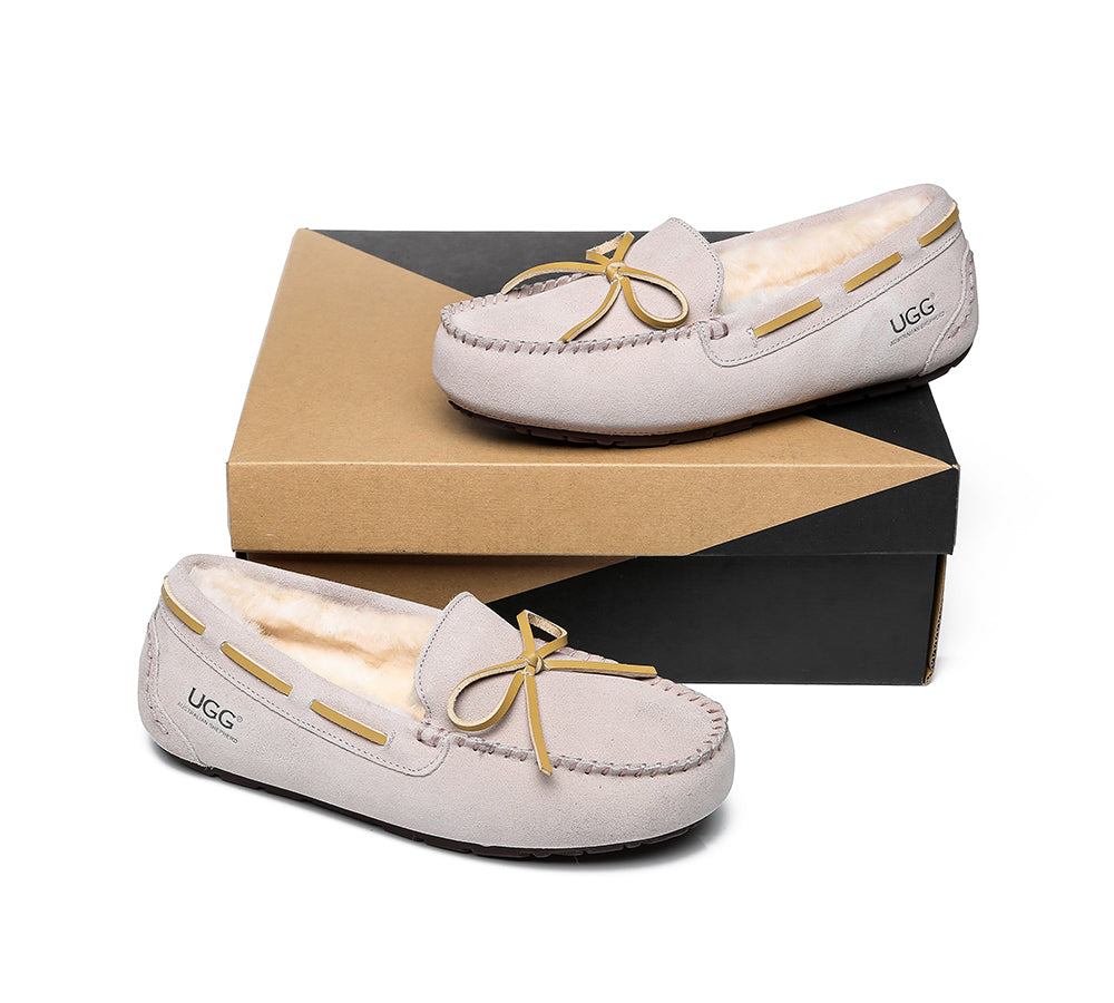 Moccasins - AS UGG Women Casual Flats Joey Ugg Moccasin
