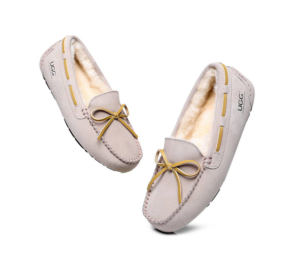 Moccasins - AS UGG Women Casual Flats Joey Ugg Moccasin
