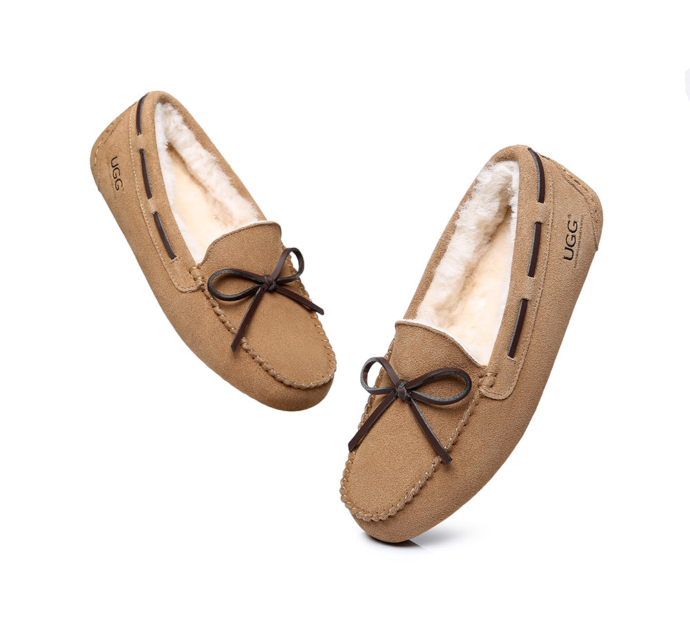 Moccasins - AS UGG Women Casual Flats Joey Ugg Moccasin