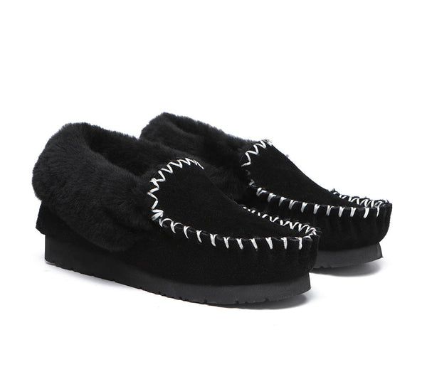 Moccasins - TA Unisex Sheepskin Popo Moccasin
