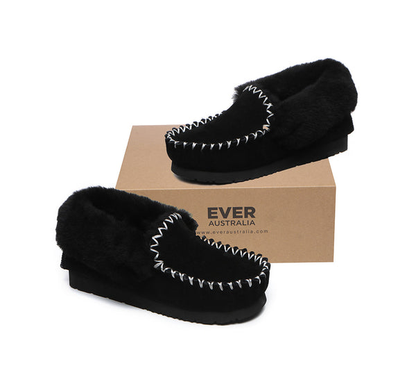 Moccasins - TA Unisex Sheepskin Popo Moccasin