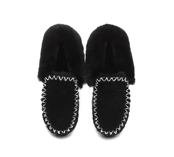 Moccasins - TA Unisex Sheepskin Popo Moccasin