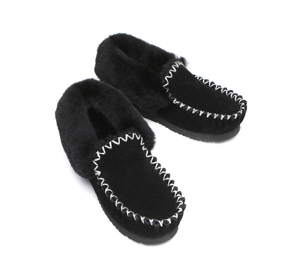 Moccasins - TA Unisex Sheepskin Popo Moccasin