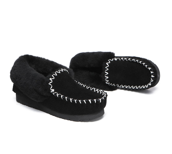 Moccasins - TA Unisex Sheepskin Popo Moccasin